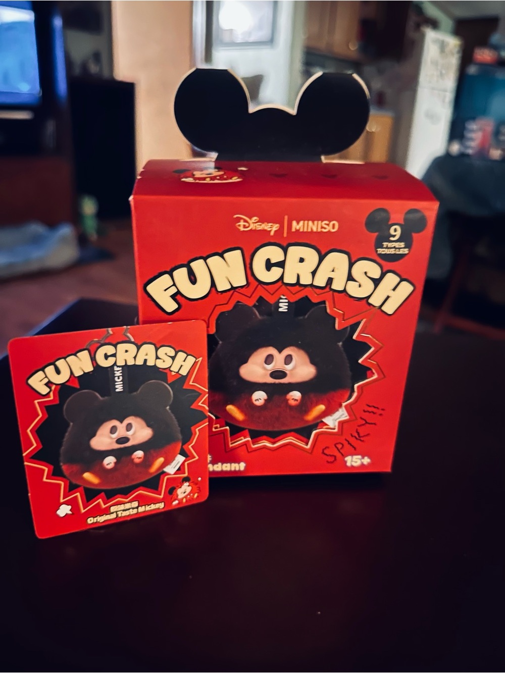 Disney Fun Crash Mickey Plush - Red and Black confirmed original taste Mickey